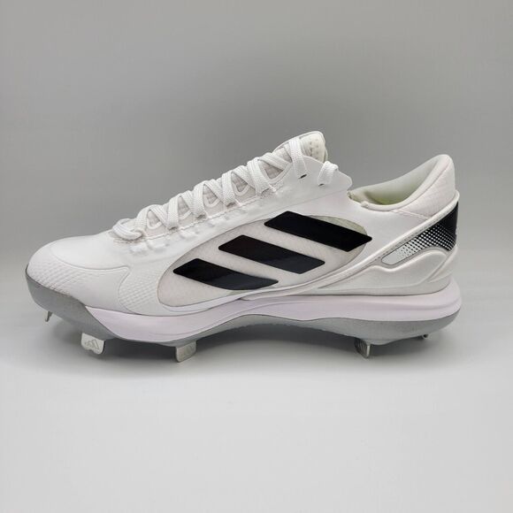 Adidas Purehustle 2 Elite Womens 9 White Softball Metal Cleats FY4393 Fast Pitch - Picture 6 of 15